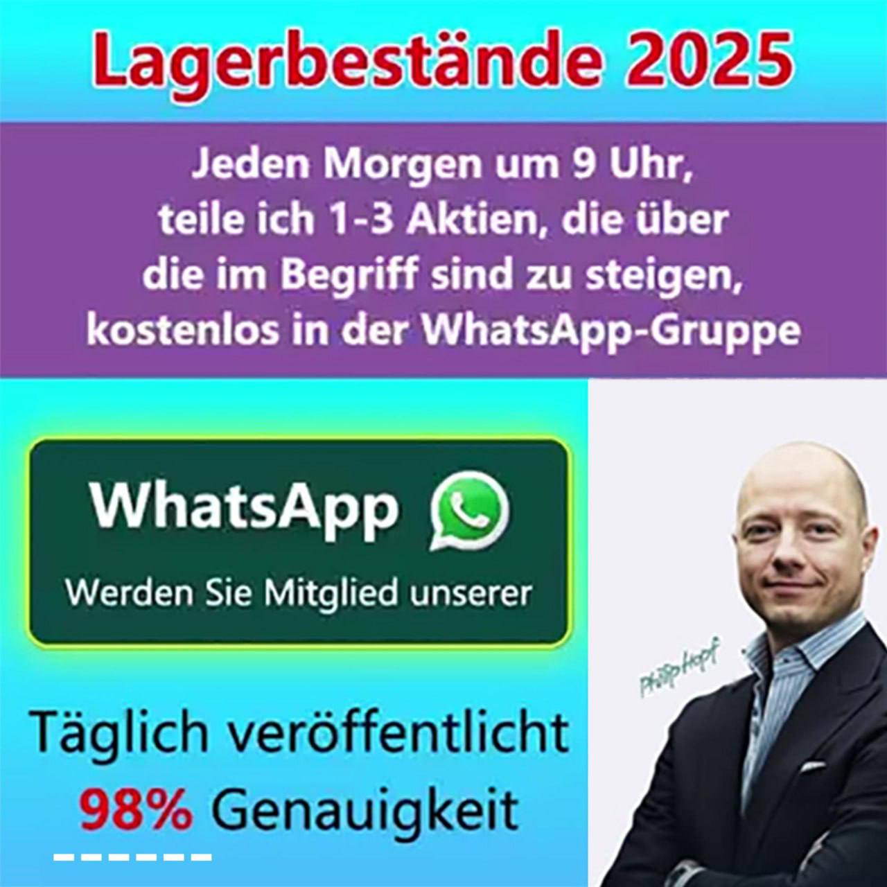 Markt-Übersicht / WhatsApp Vorschau